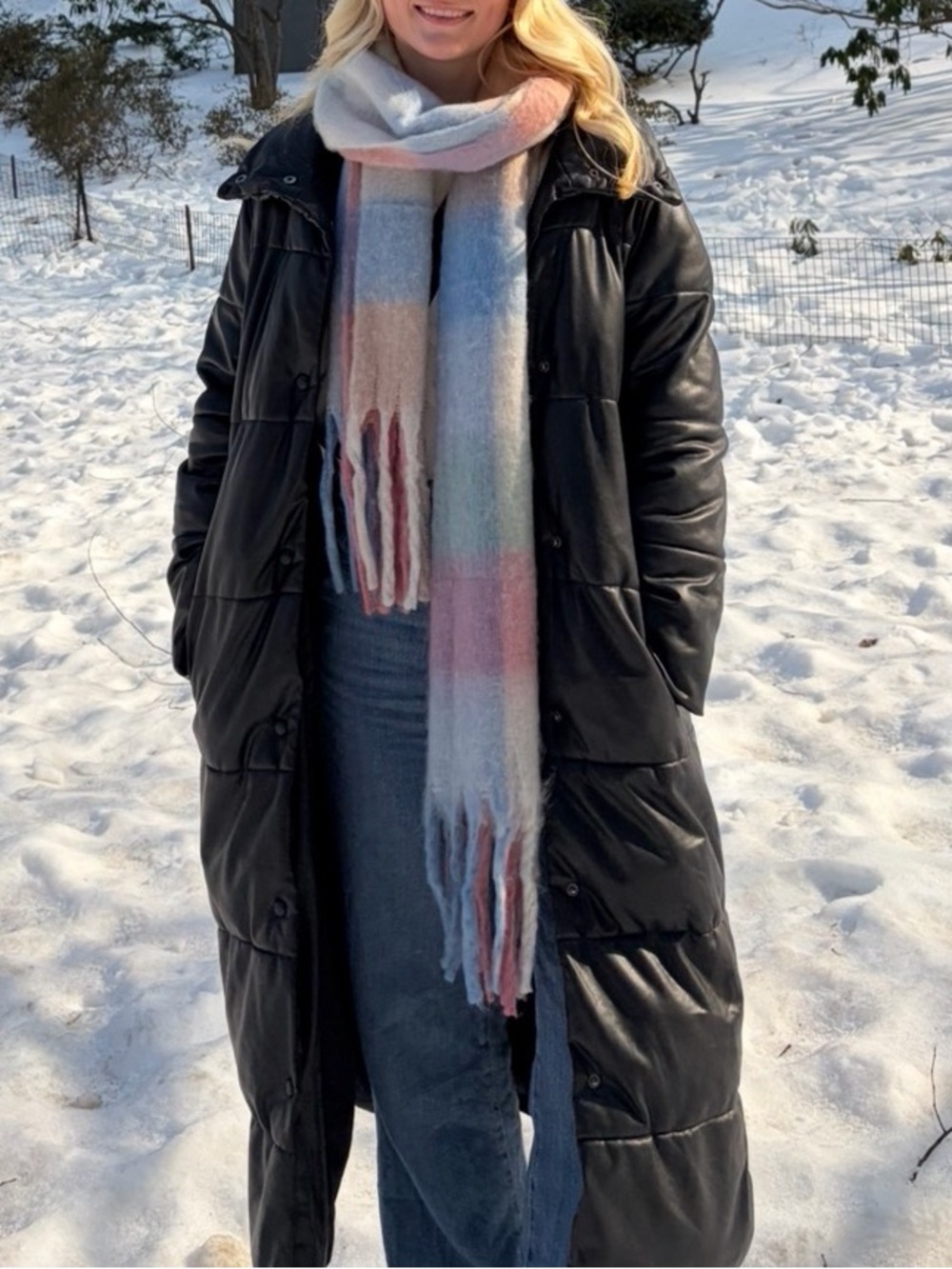Soft Pastel Stripe Winter Scarf - Multicolor